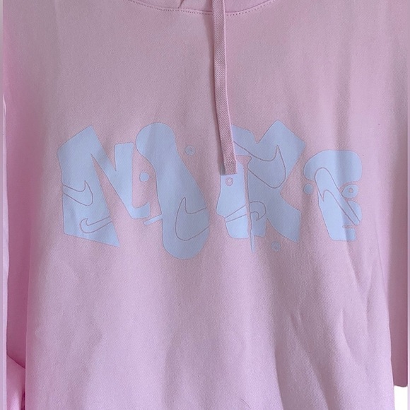 NIKE CLUB FLEECE GRAPHIC PULLOVER Hoodie Pink Size XXL…NWT - Picture 7 of 10